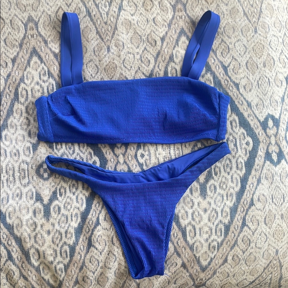Vibrant Blue Bikini Set